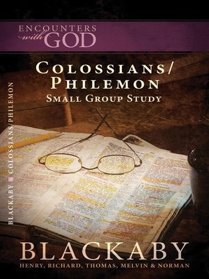 cover image of Colossians/Philemon